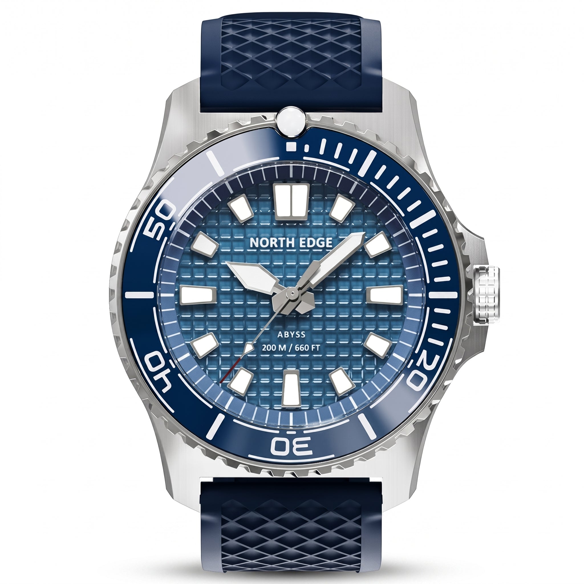 Men's Solar-Powered Dive Watch – 200M Waterproof Quartz Watch