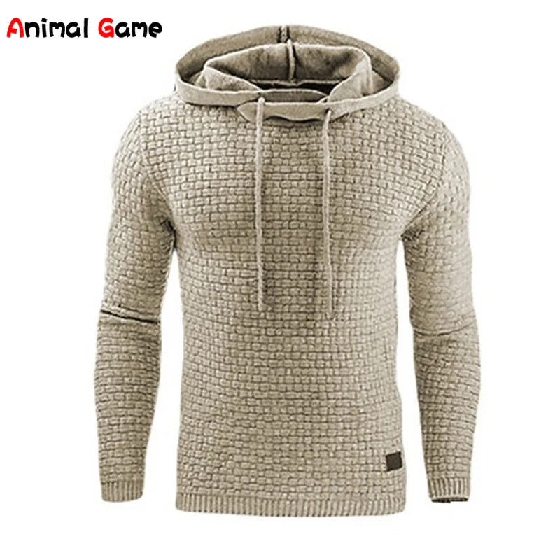 Men's Oversized Zip Hoodie – Warm Casual Sweatshirt