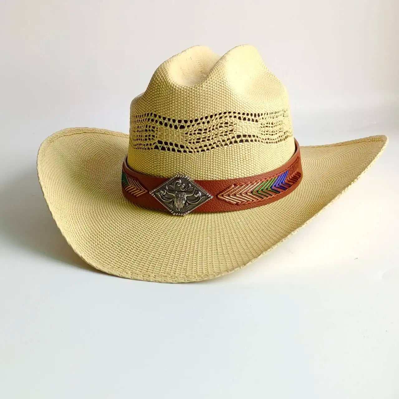 Unisex Wide Brim Straw Hat – Summer Sun Hat
