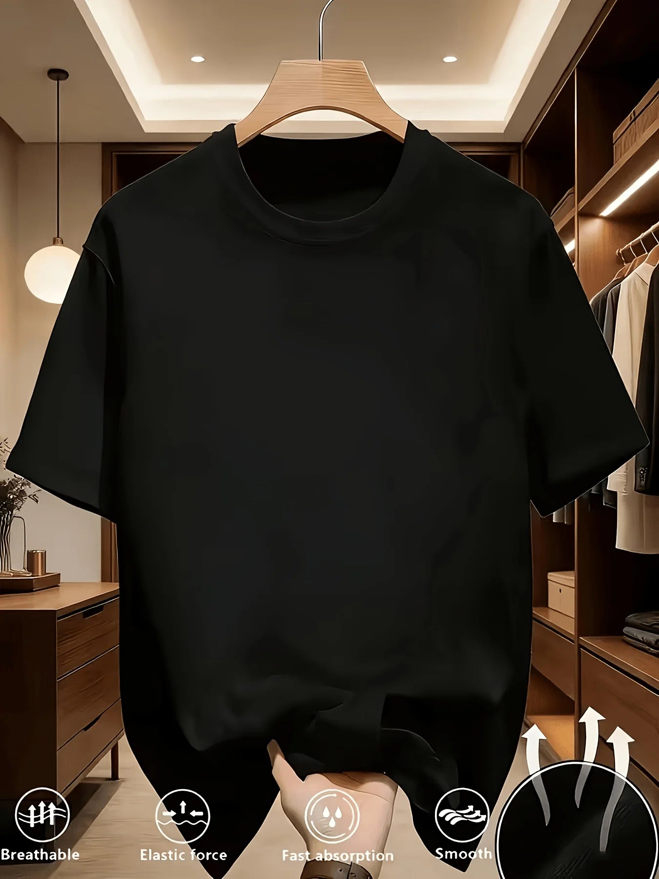 Men's Spider Web Print T-Shirt – Slim Fit Graphic Tee