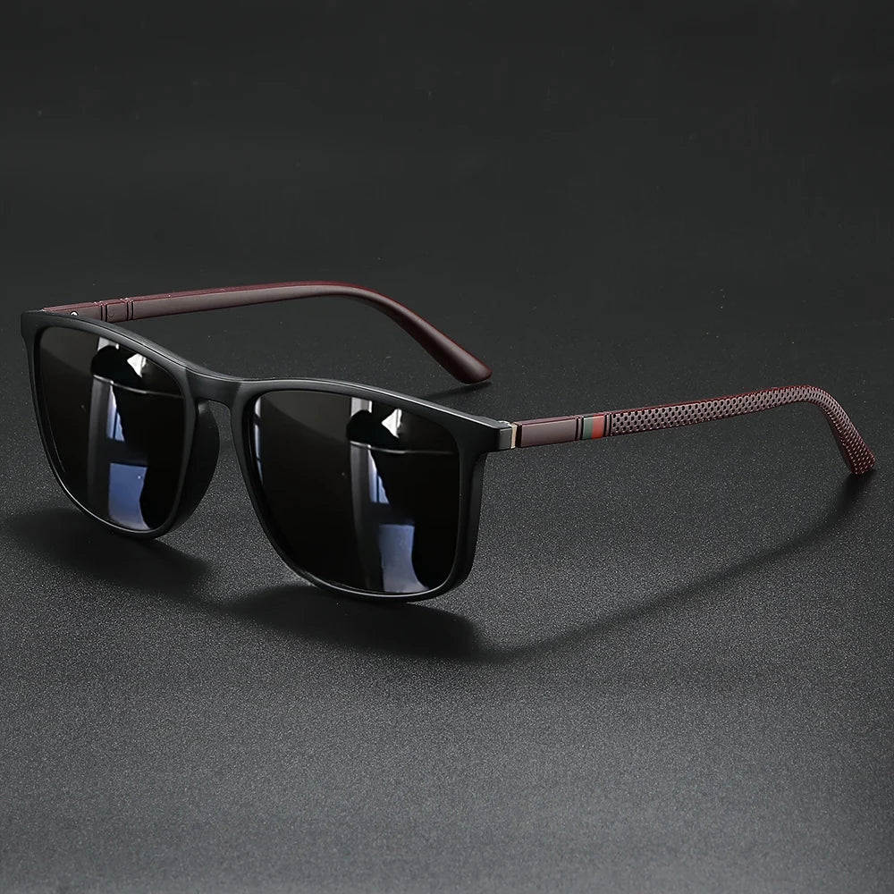 Men's Polarized Square Sunglasses – UV400 Sports Eyewear (2-Pack)