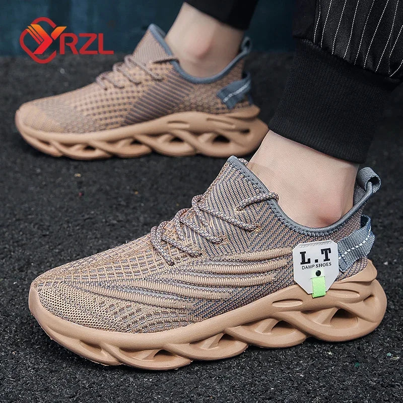 Men's Lightweight Running Trainers – Breathable Mesh Sneakers