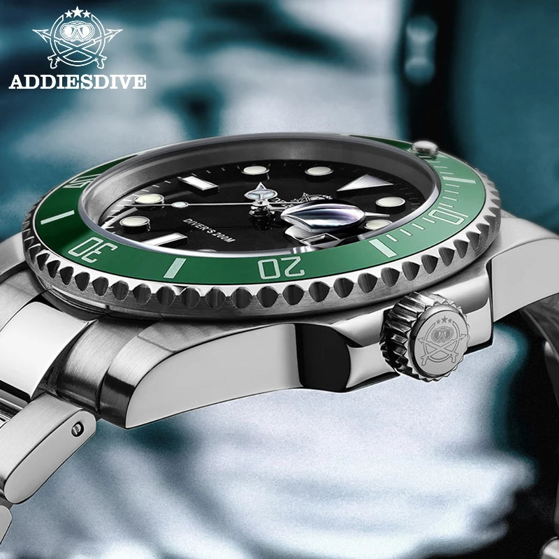 Men's Stainless Steel Quartz Watch – Waterproof Sports Watch