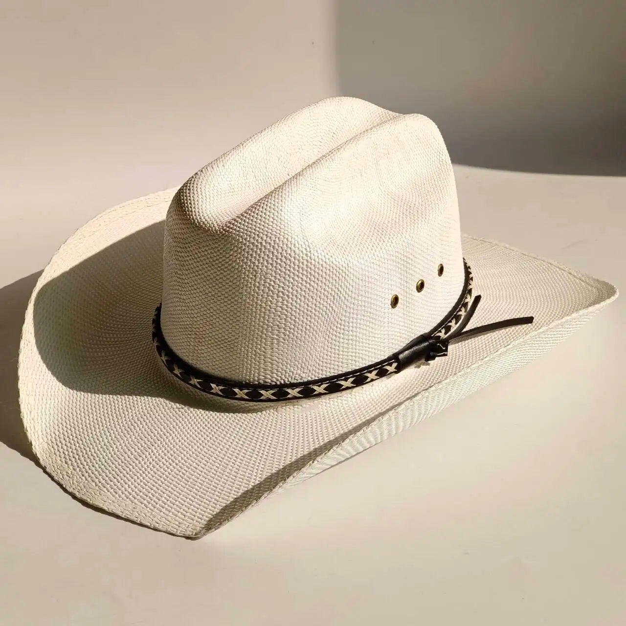 Unisex Wide Brim Straw Hat – Summer Sun Hat