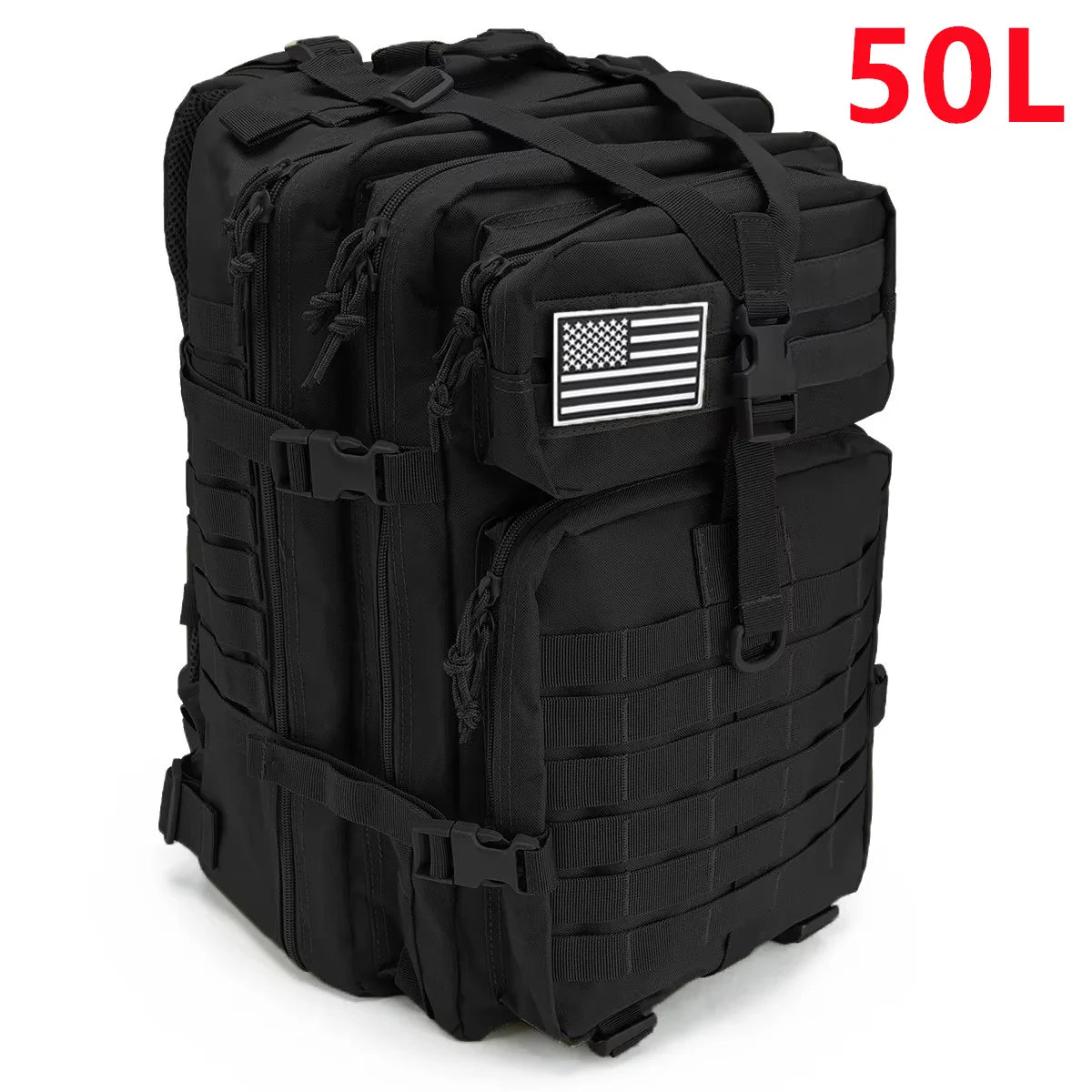 Men's Tactical Backpack – 30L/50L Hiking & Travel Rucksack
