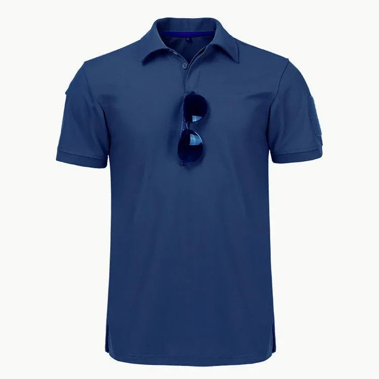 Men's Quick-Dry Tactical T-Shirt – Outdoor Hiking Tee