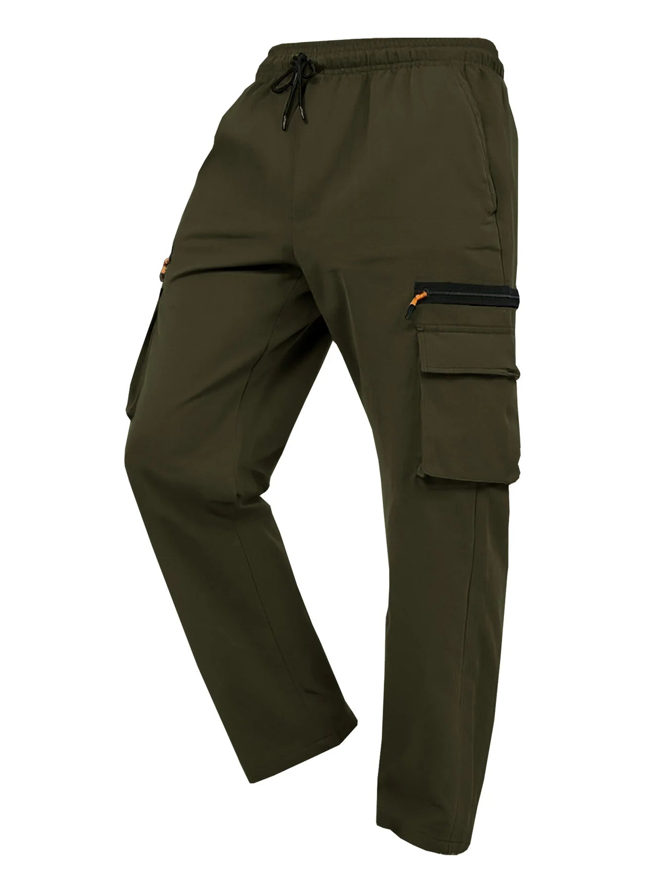 Men's Multi-Pocket Workwear Trousers – Quick-Dry Straight Leg Pants
