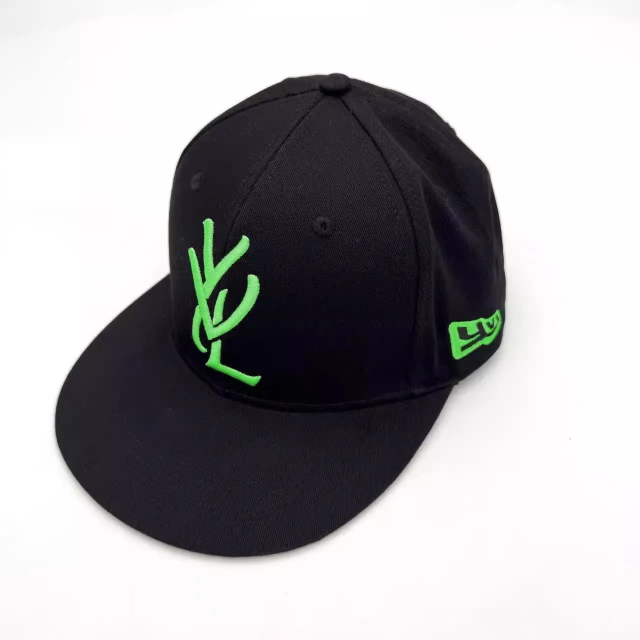 Flat Brim Fitted Baseball Cap – Sun Protection Snapback