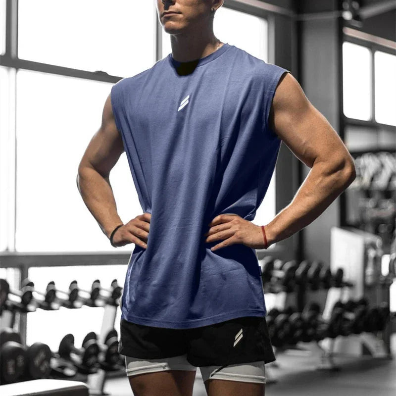 Men's Mesh Training Tank Top – Breathable Fitness Vest