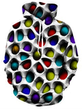 Unisex Novelty Print Hoodie – 3D Pattern Pullover Sweatshirt