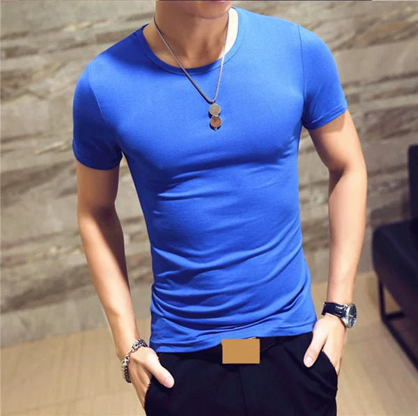 Men's V-Neck Fitness T-Shirt – Lightweight Training Tee