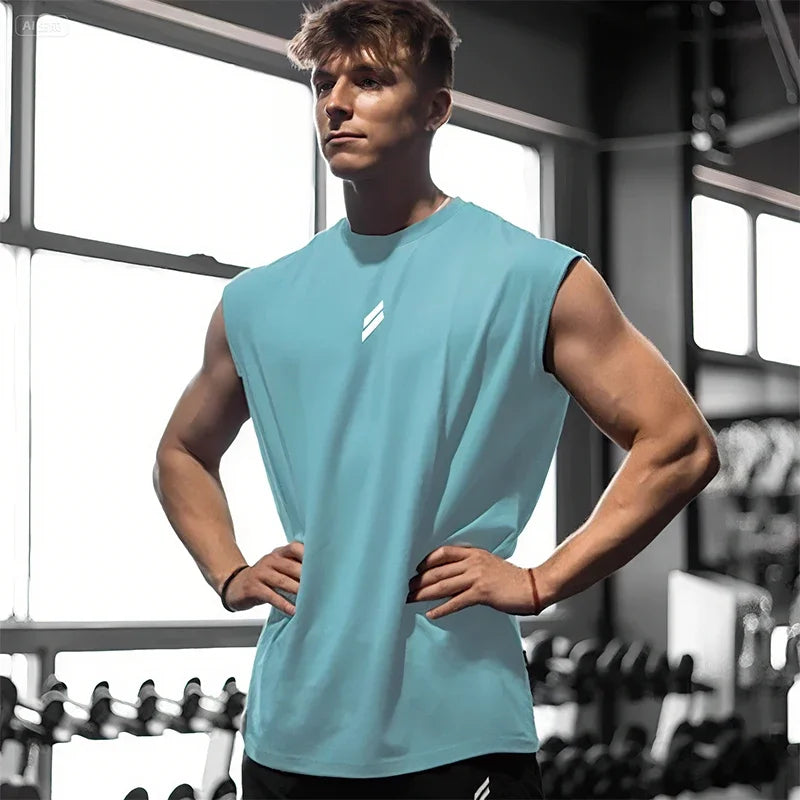 Men's Mesh Training Tank Top – Breathable Fitness Vest