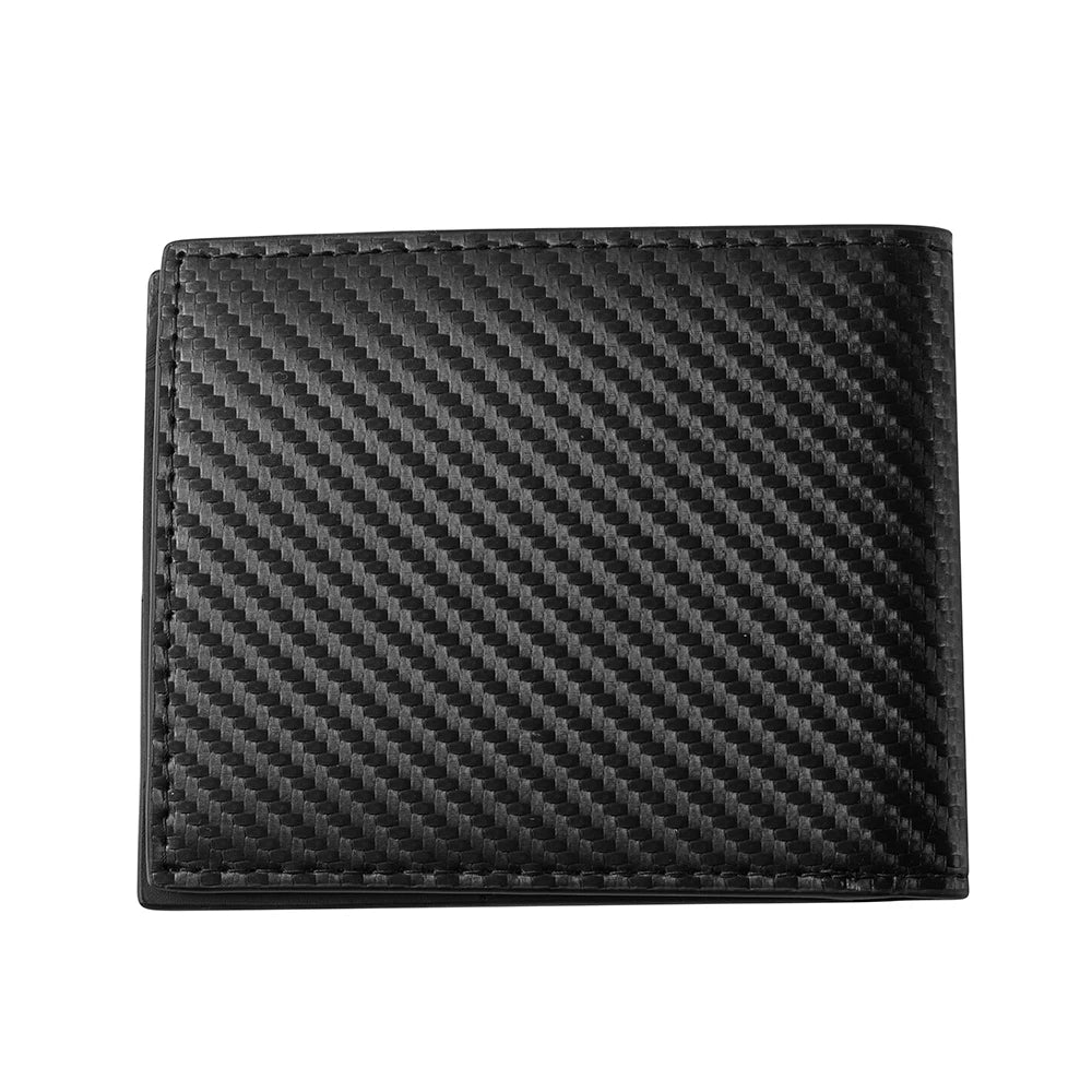 Men's RFID-Blocking Bi-Fold Wallet – Leather Card Holder