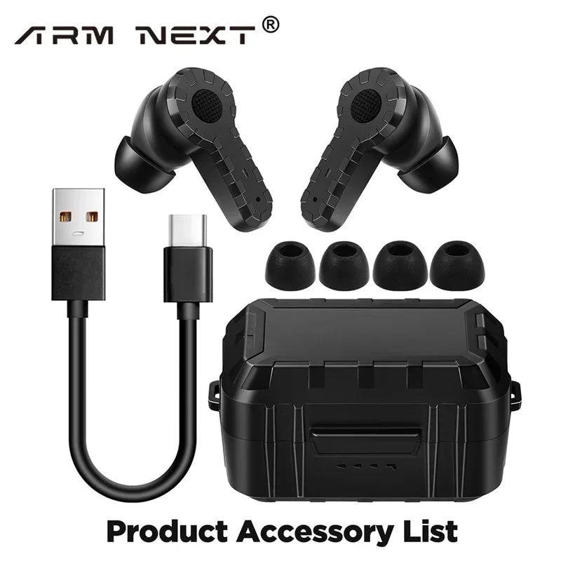 Tactical Ear Protection Plugs – Noise-Cancelling Shooting Earbuds