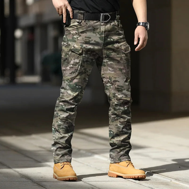 Men's Tactical Cargo Trousers – Multi-Pocket Quick-Dry Pants