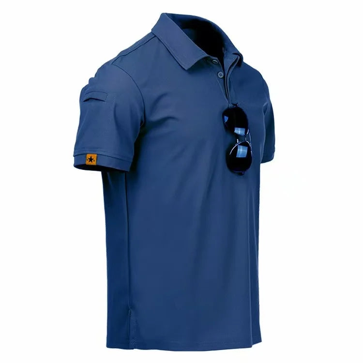 Men's Quick-Dry Tactical T-Shirt – Breathable Outdoor Tee