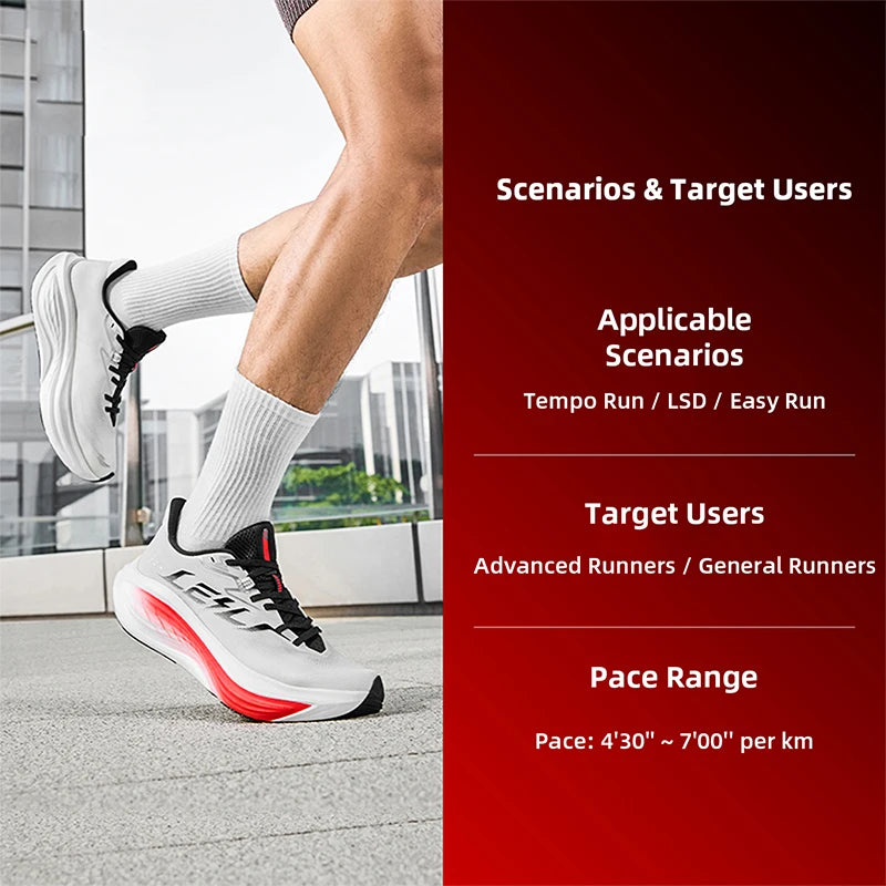 Men's Marathon Racing Shoes – Lightweight Distance Running Trainers
