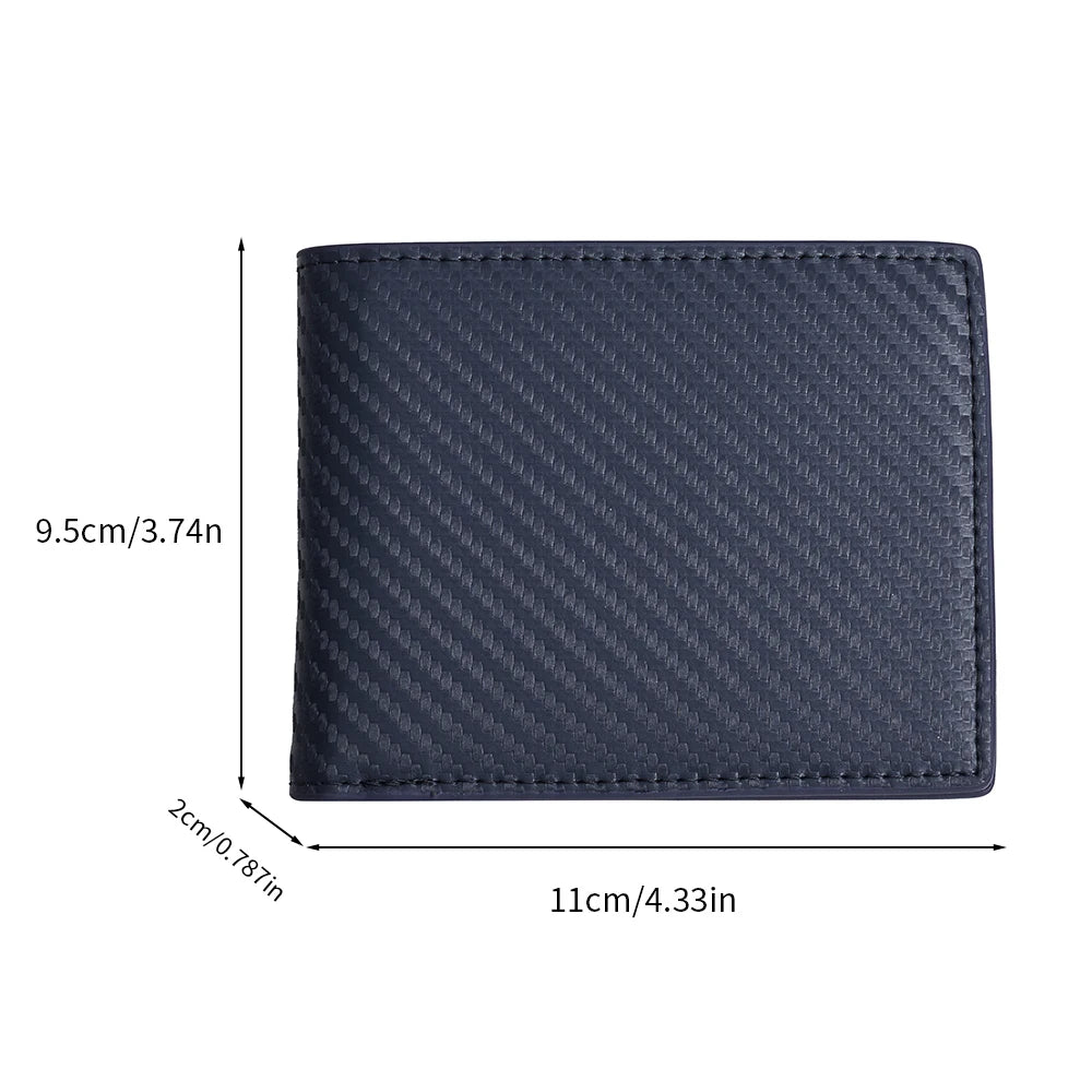 Men's RFID-Blocking Bi-Fold Wallet – Leather Card Holder