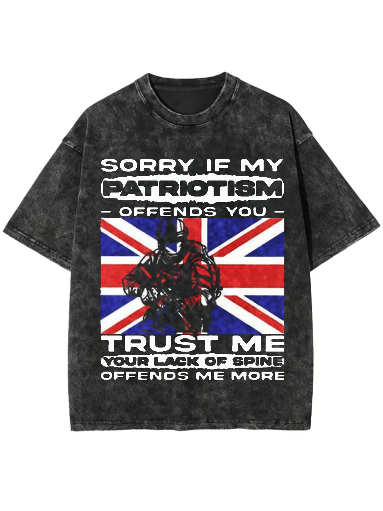 Men's British Flag Print T-Shirt – Casual Everyday Tee