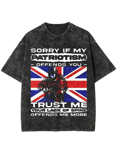Men's British Flag Print T-Shirt – Casual Everyday Tee
