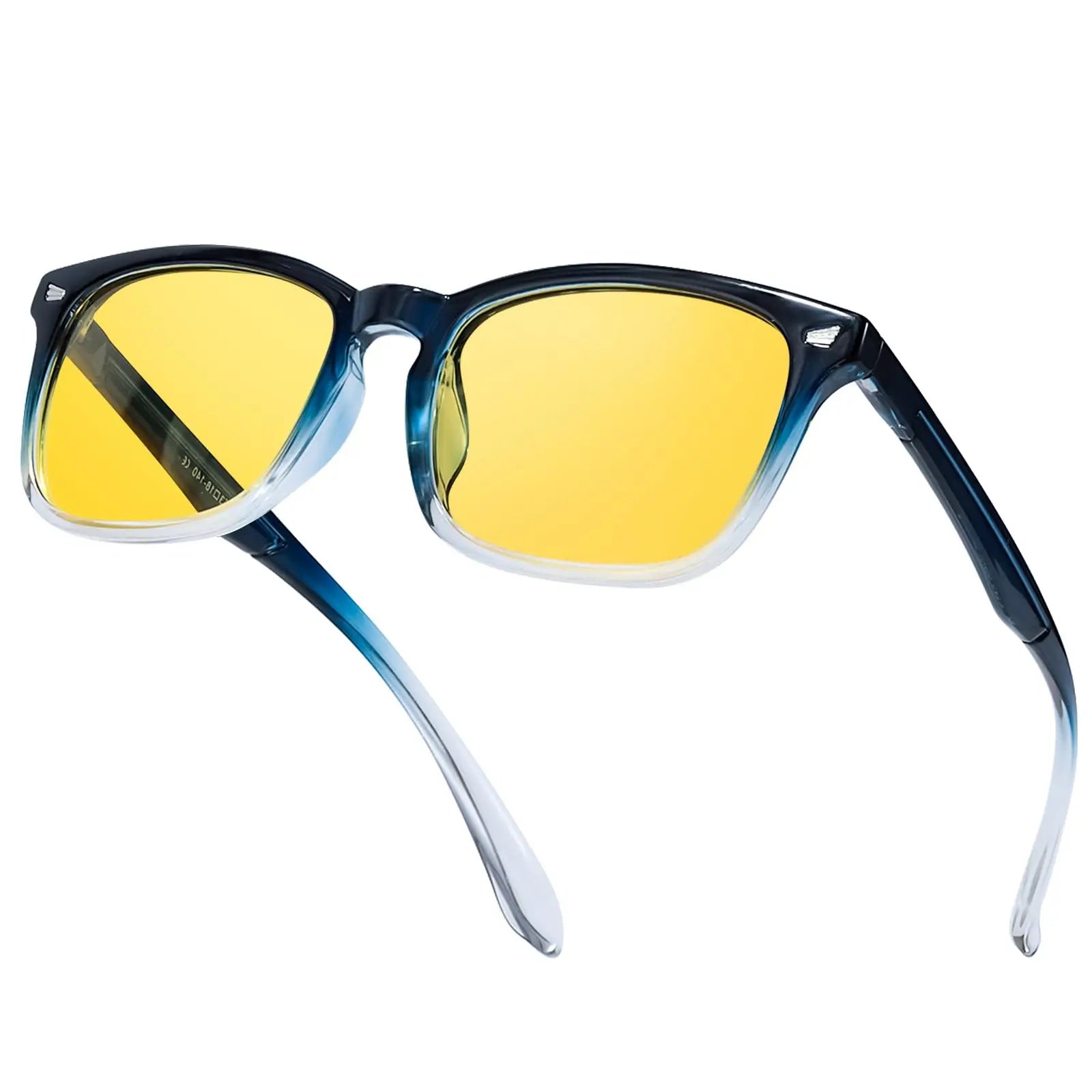 Men's Night Driving Glasses – Polarised Anti-Glare Yellow Lens
