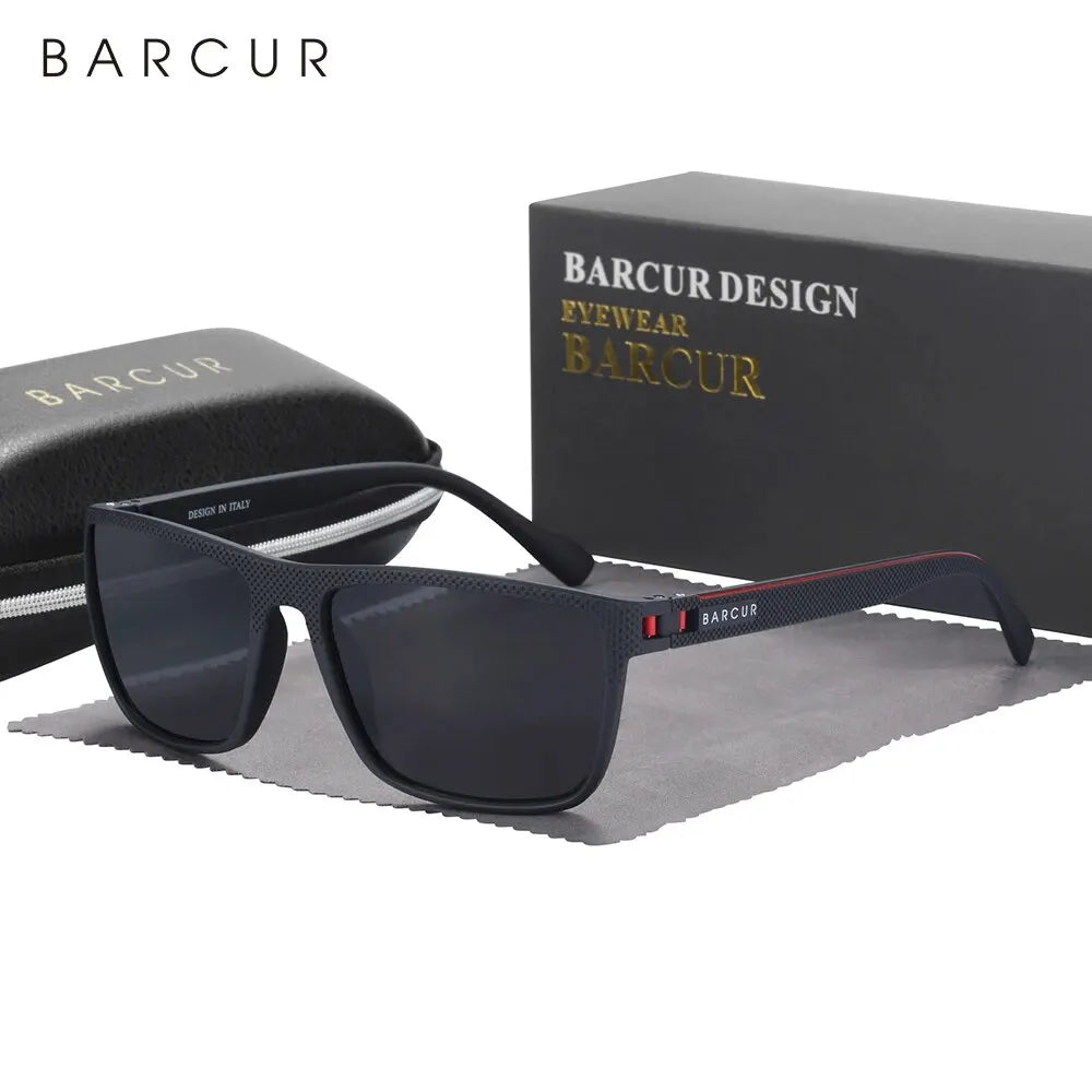 Men's Polarized Sports Sunglasses – Lightweight TR90 Frame