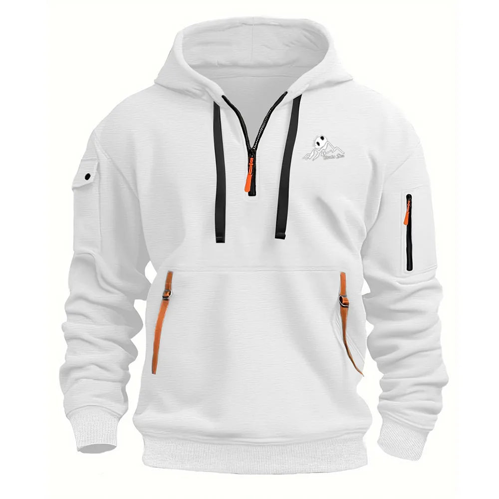 Men's Motorcycle Graphic Hoodie – Sports Pullover Sweatshirt