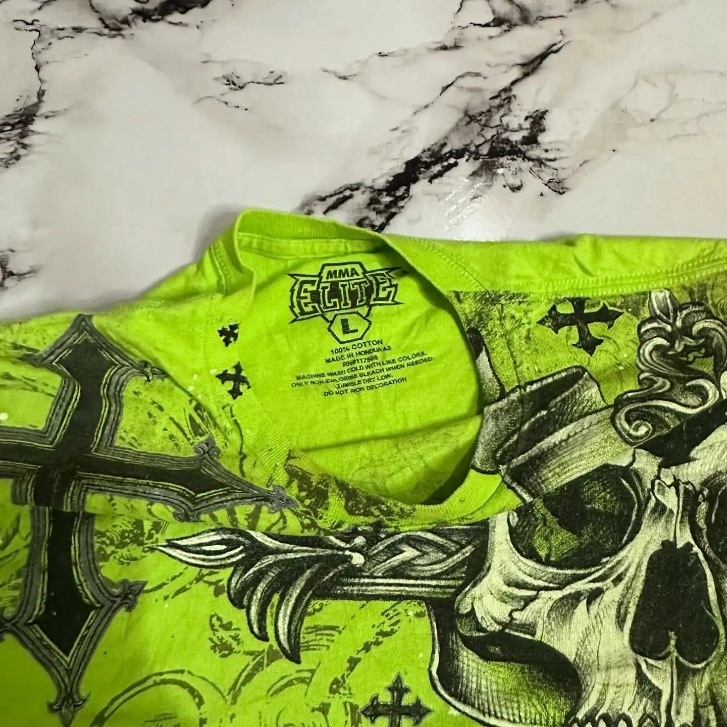 Men's Skull Print Graphic T-Shirt – Glow-in-the-Dark Streetwear Tee