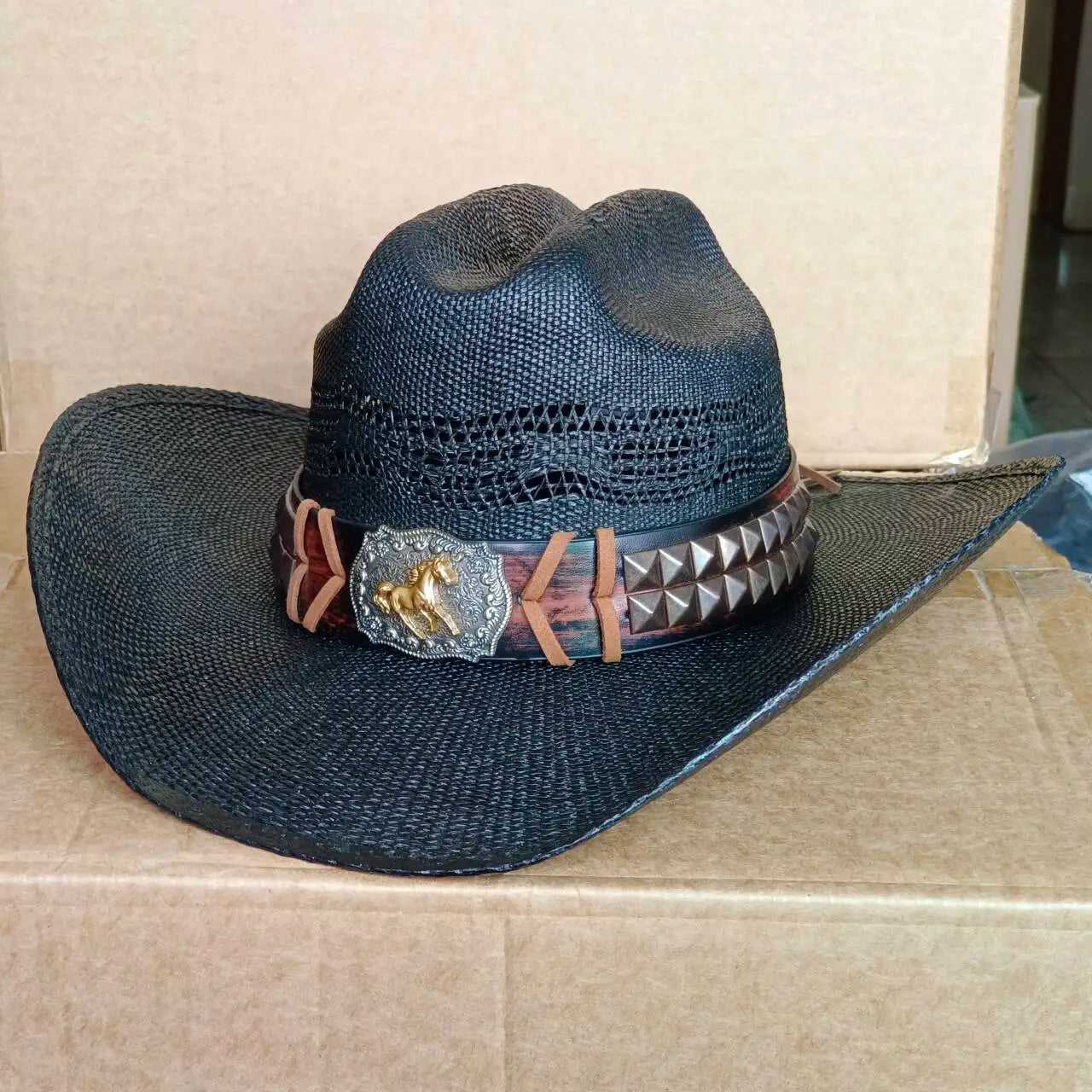 Unisex Wide Brim Straw Hat – Summer Sun Hat