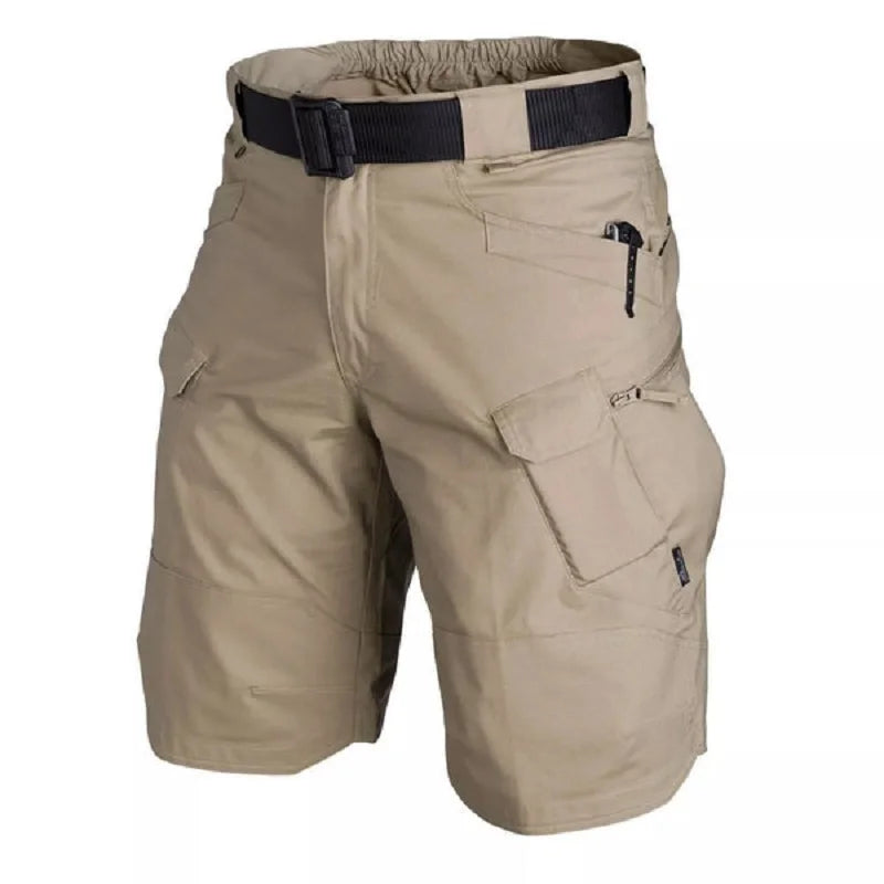 Men's Tactical Cargo Shorts – Waterproof Multi-Pocket Shorts