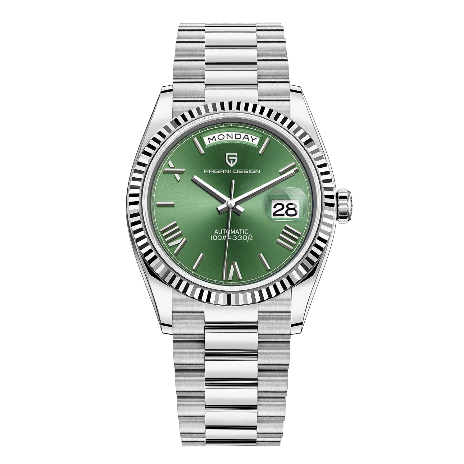 Men's Automatic Mechanical Watch – Sapphire Crystal, 10 Bar Water Resistance