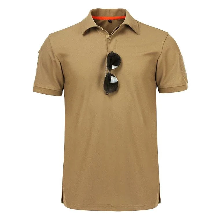 Men's Quick-Dry Tactical T-Shirt – Outdoor Hiking Tee