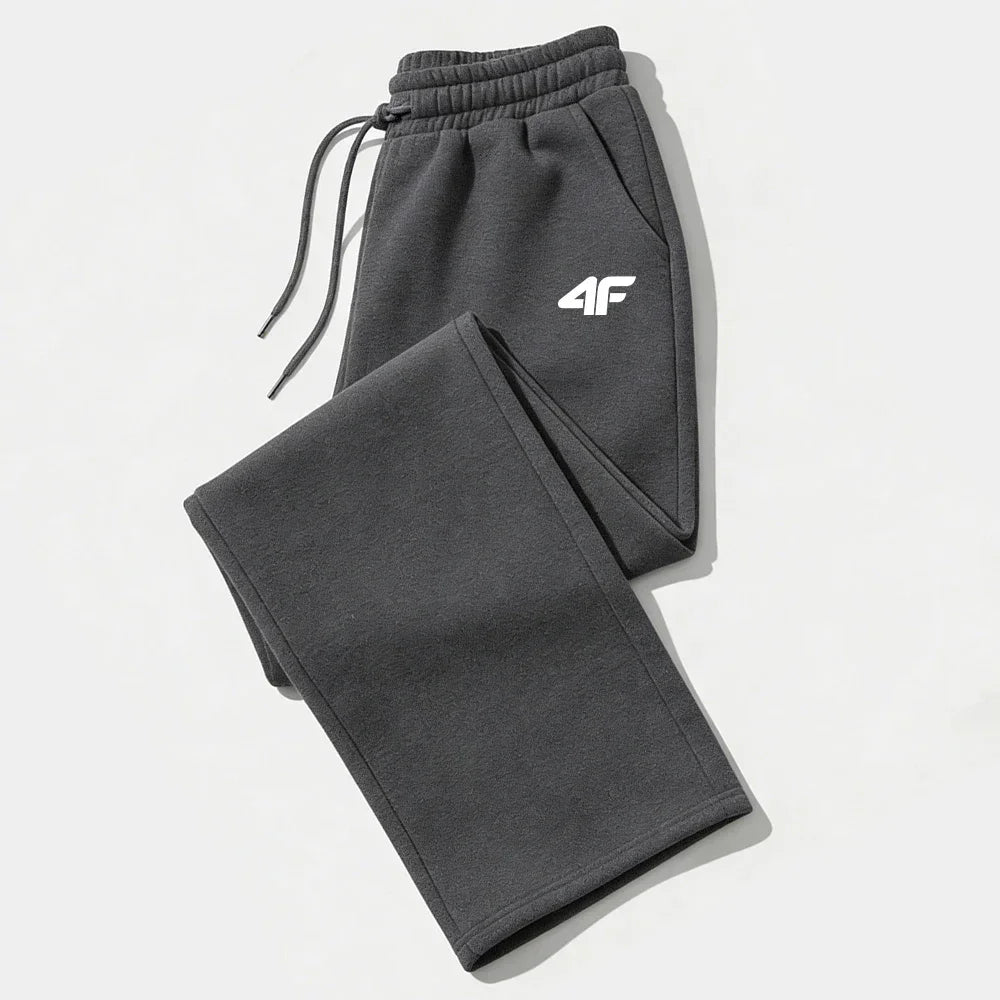 Men's Casual Tracksuit Bottoms – Printed Jogging Sweatpants
