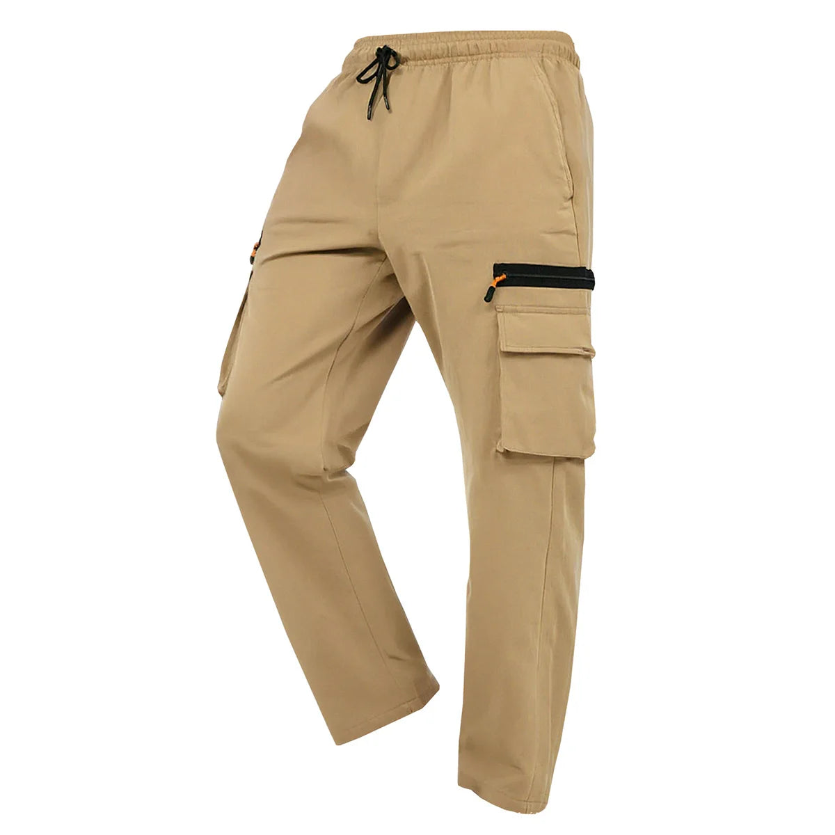 Men's Multi-Pocket Workwear Trousers – Quick-Dry Straight Leg Pants