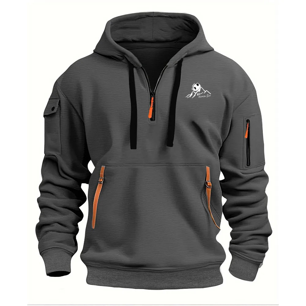 Men's Motorcycle Graphic Hoodie – Sports Pullover Sweatshirt