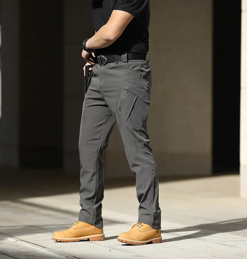 Men's Tactical Cargo Trousers – Multi-Pocket Quick-Dry Pants