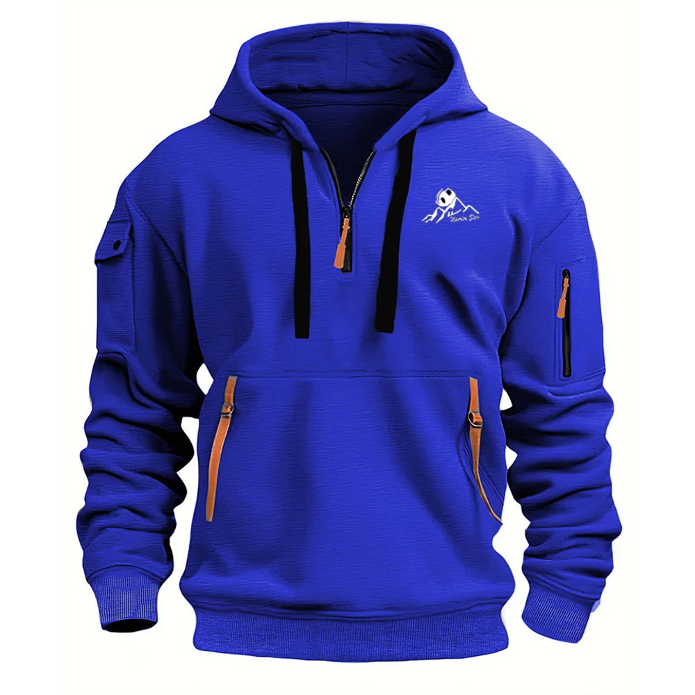Men's Motorcycle Graphic Hoodie – Sports Pullover Sweatshirt