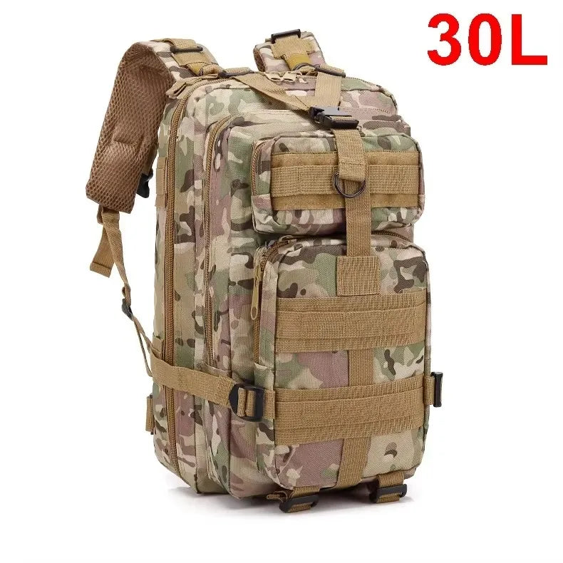 Men's Tactical Backpack – 30L/50L Hiking & Travel Rucksack