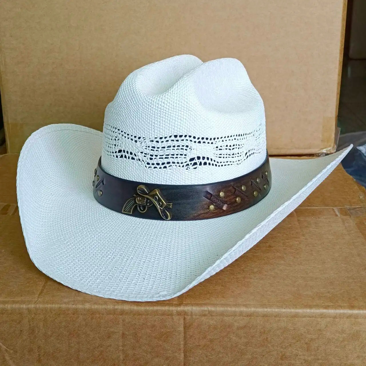 Unisex Wide Brim Straw Hat – Summer Sun Hat