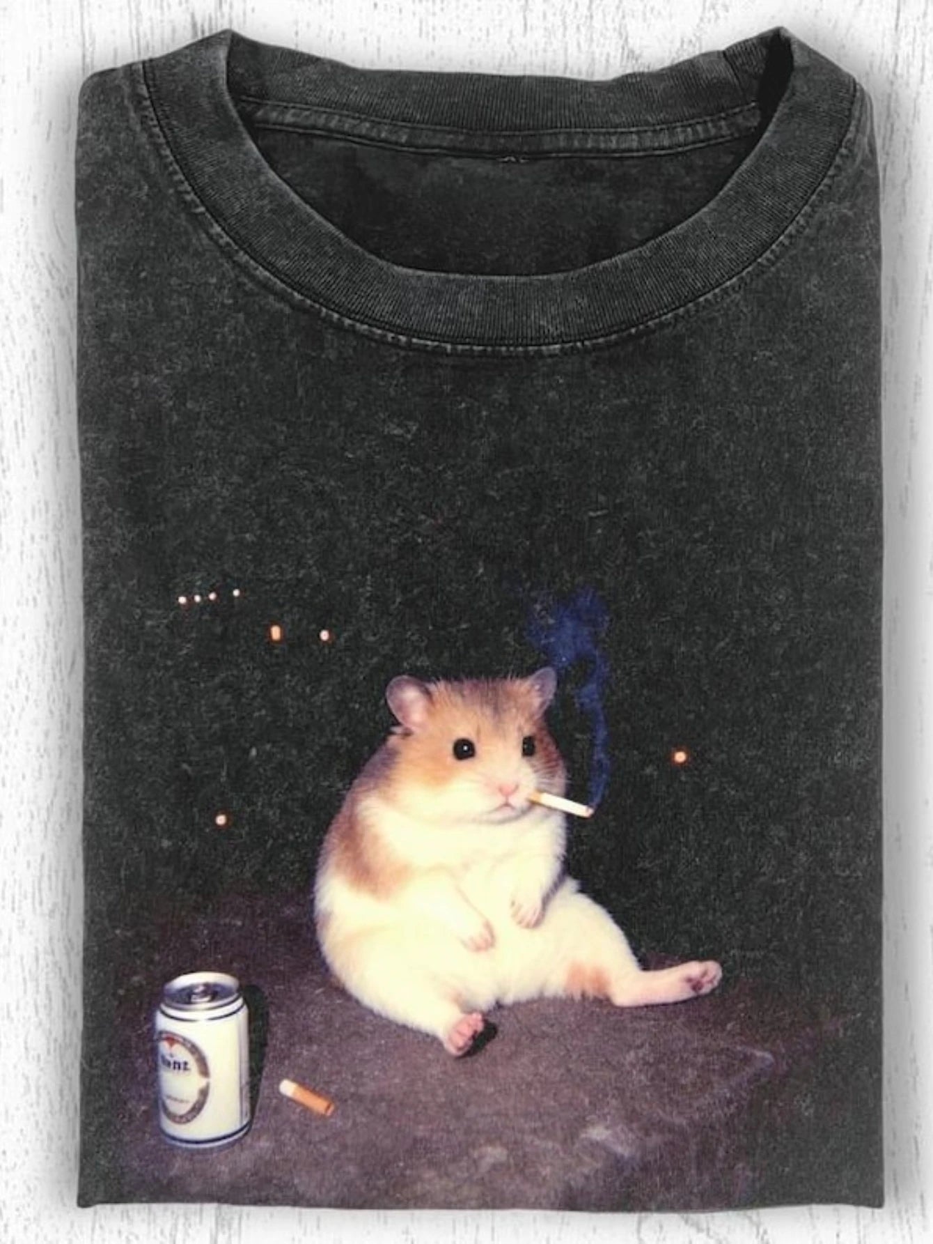 Men's Novelty Graphic T-Shirt – Funny Hamster Print Tee
