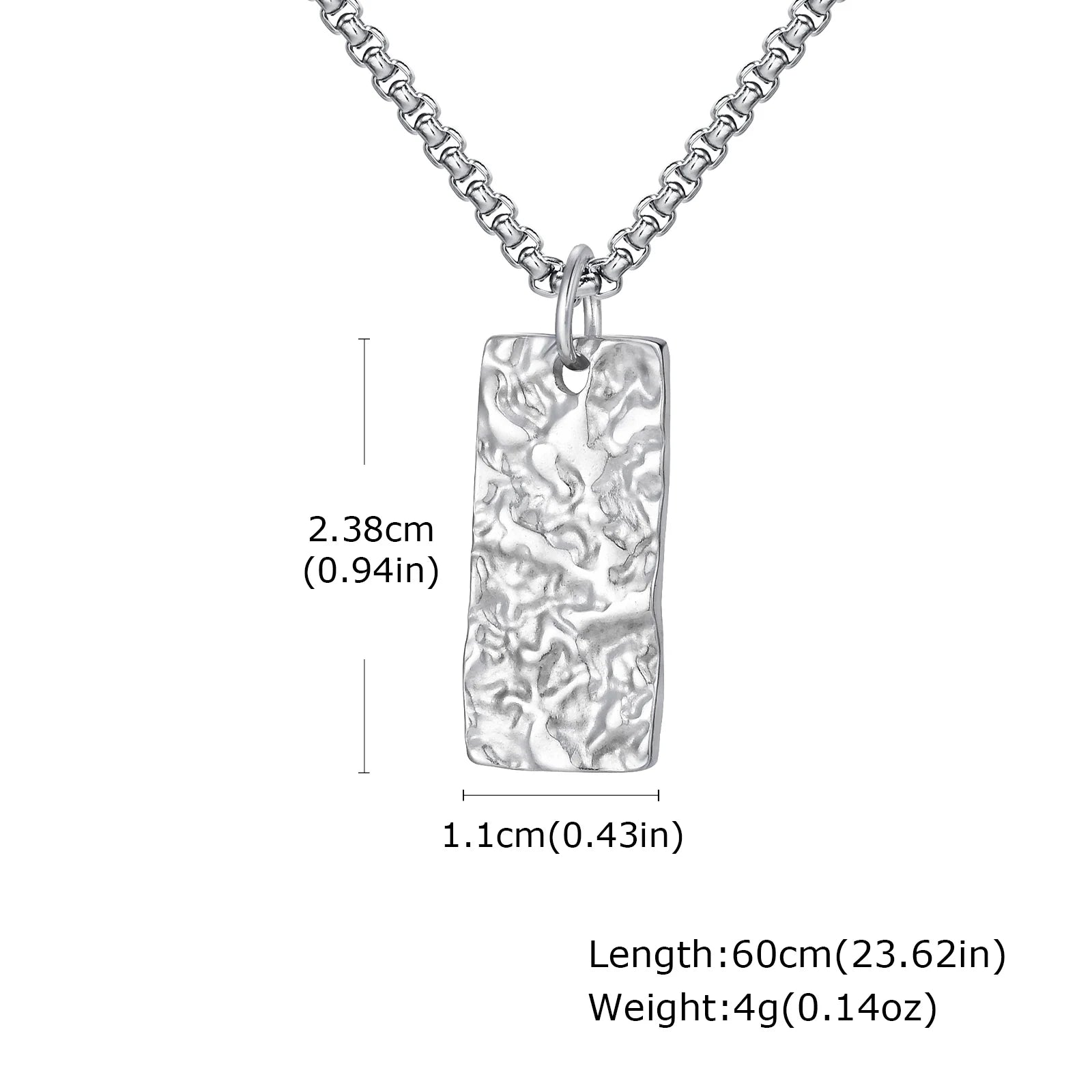 Men's Compass Pendant Necklace – Stainless Steel Chain