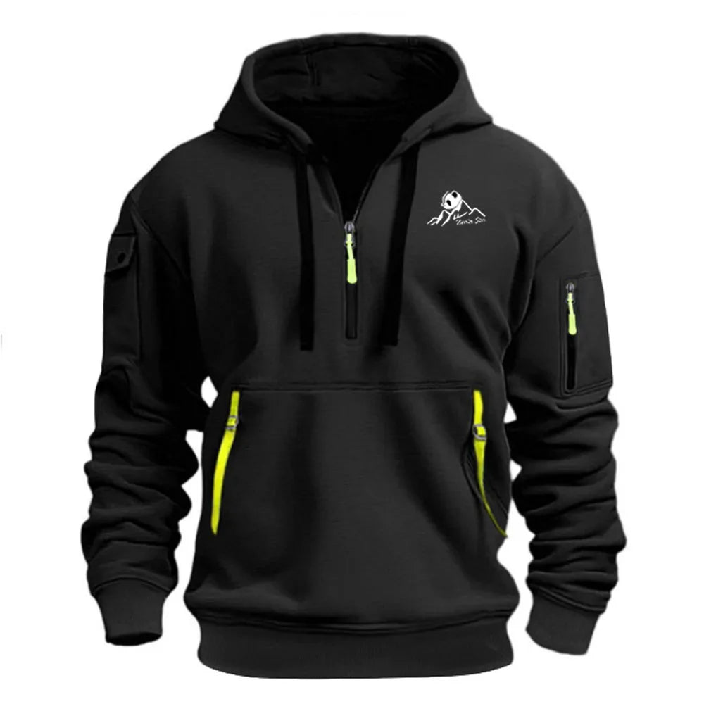 Men's Motorcycle Graphic Hoodie – Sports Pullover Sweatshirt