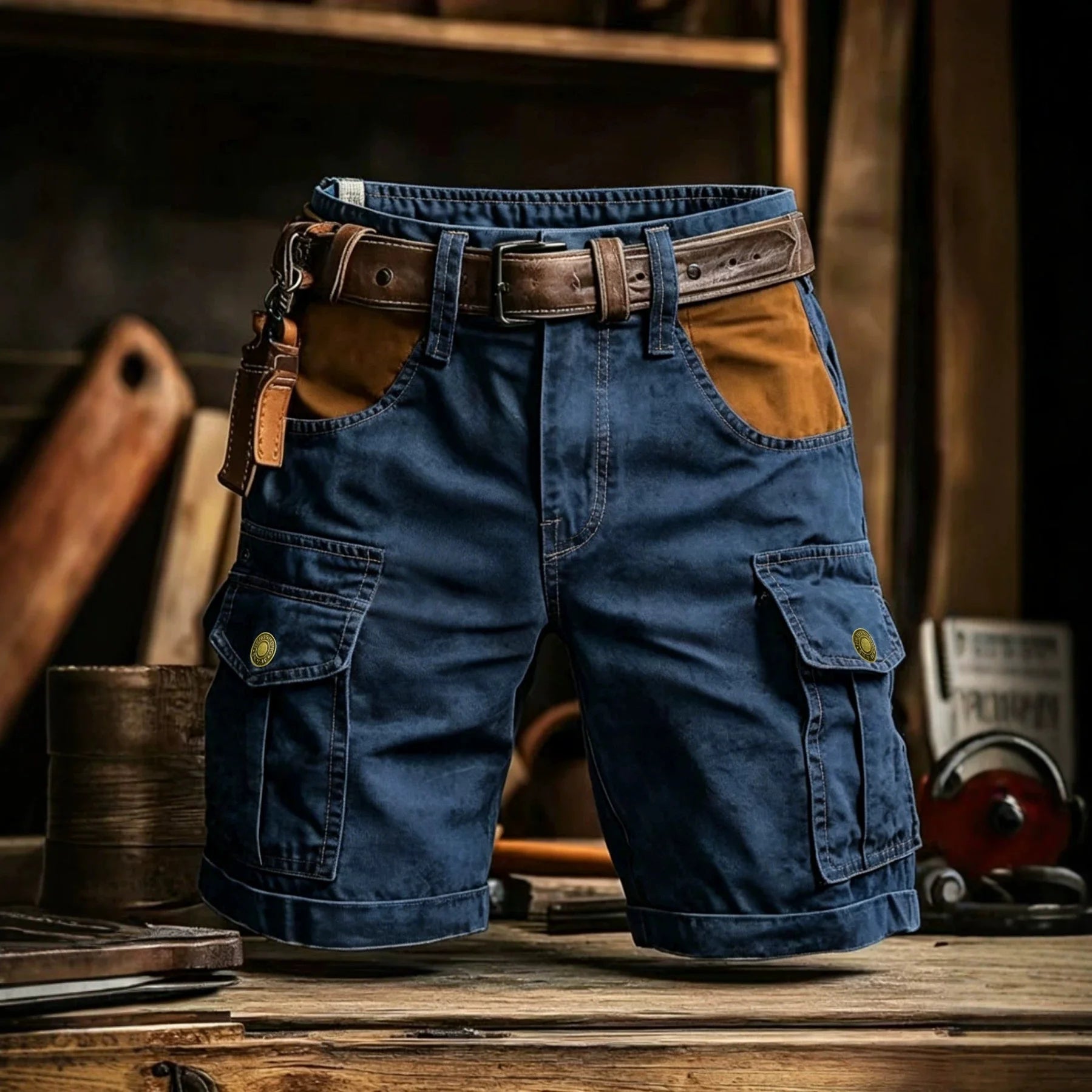 Men's Cargo Bermuda Shorts – Cotton Golf & Gym Shorts