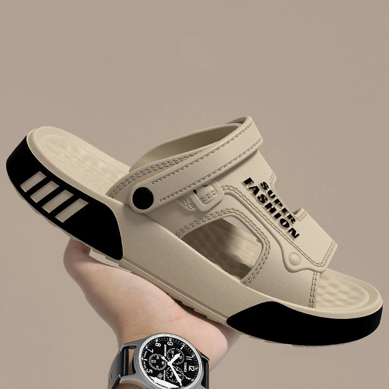 Men's EVA Slide Sandals – Soft-Sole Indoor & Outdoor Slippers