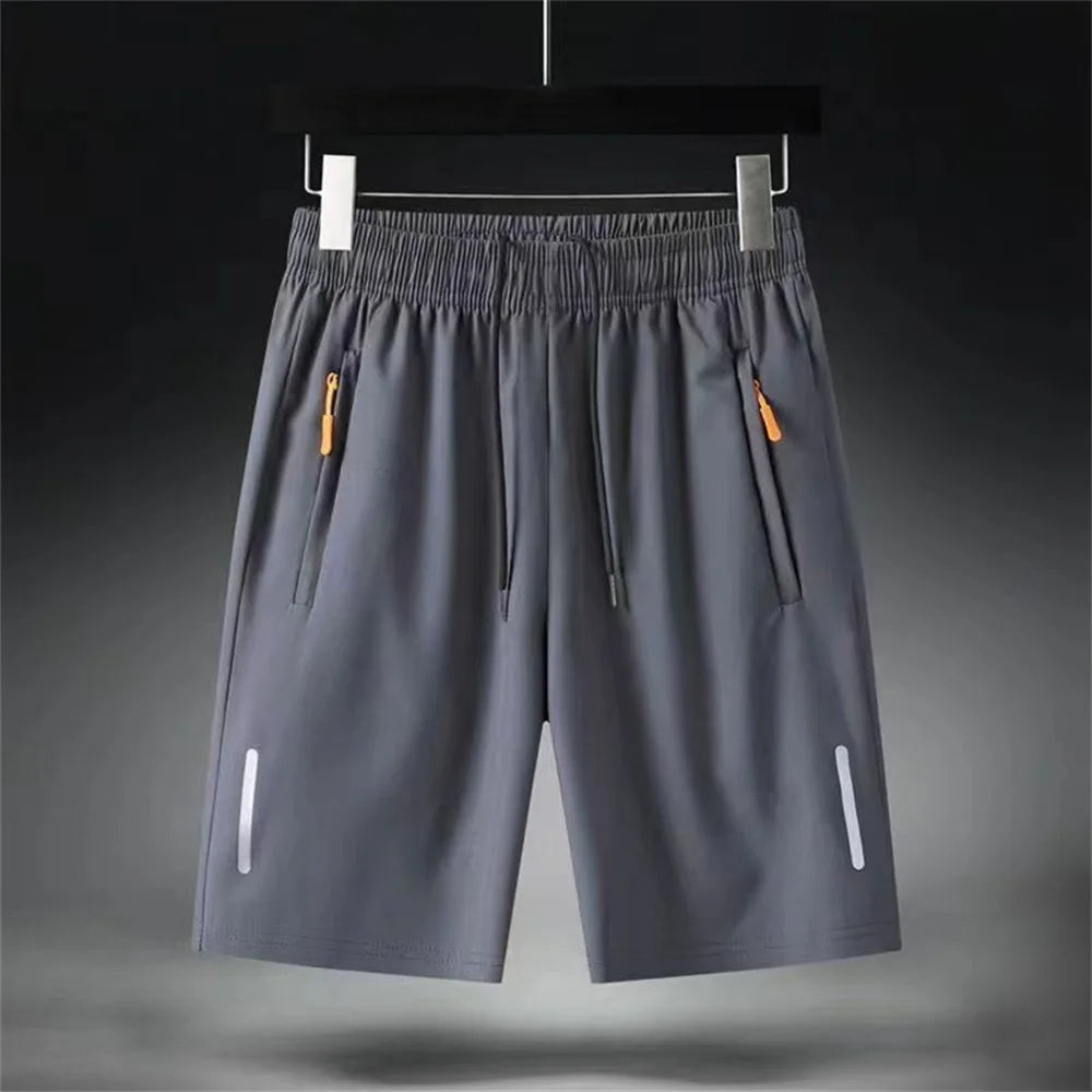 Men's Ice Silk Beach Shorts – Quick-Dry Sports Shorts