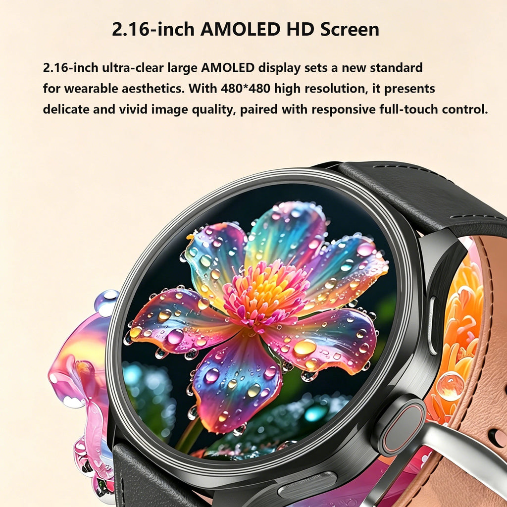 4G AMOLED Smart Watch – GPS, Bluetooth Calling, 32GB Storage