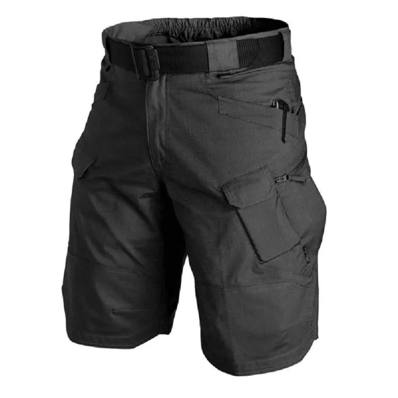 Men's Tactical Cargo Shorts – Waterproof Multi-Pocket Shorts