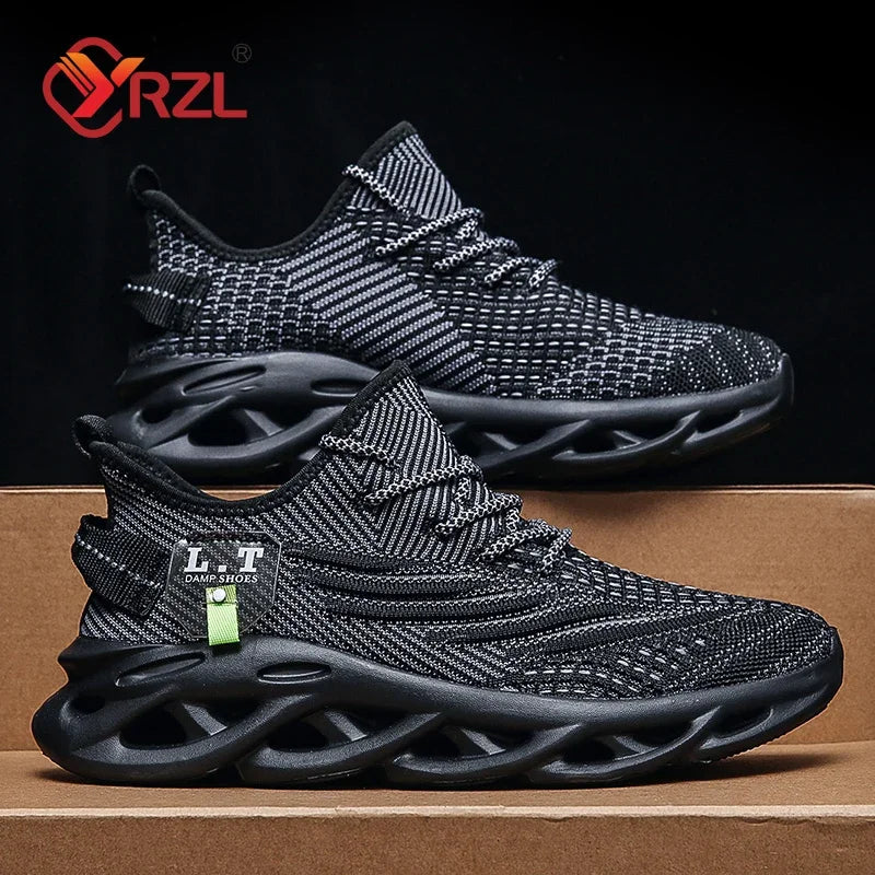 Men's Lightweight Running Trainers – Breathable Mesh Sneakers