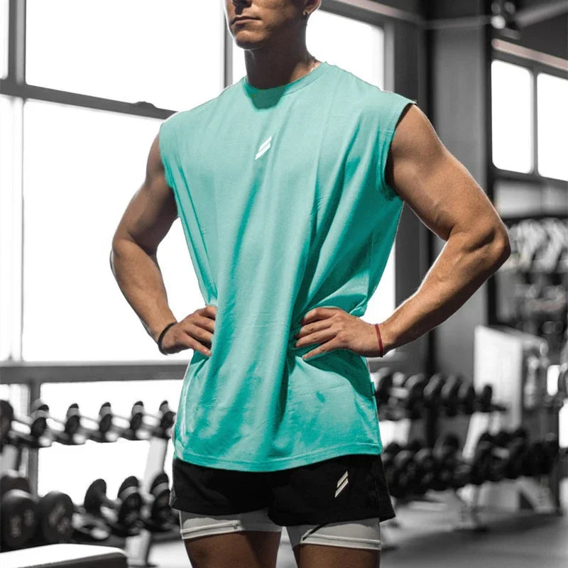 Men's Mesh Training Tank Top – Breathable Fitness Vest