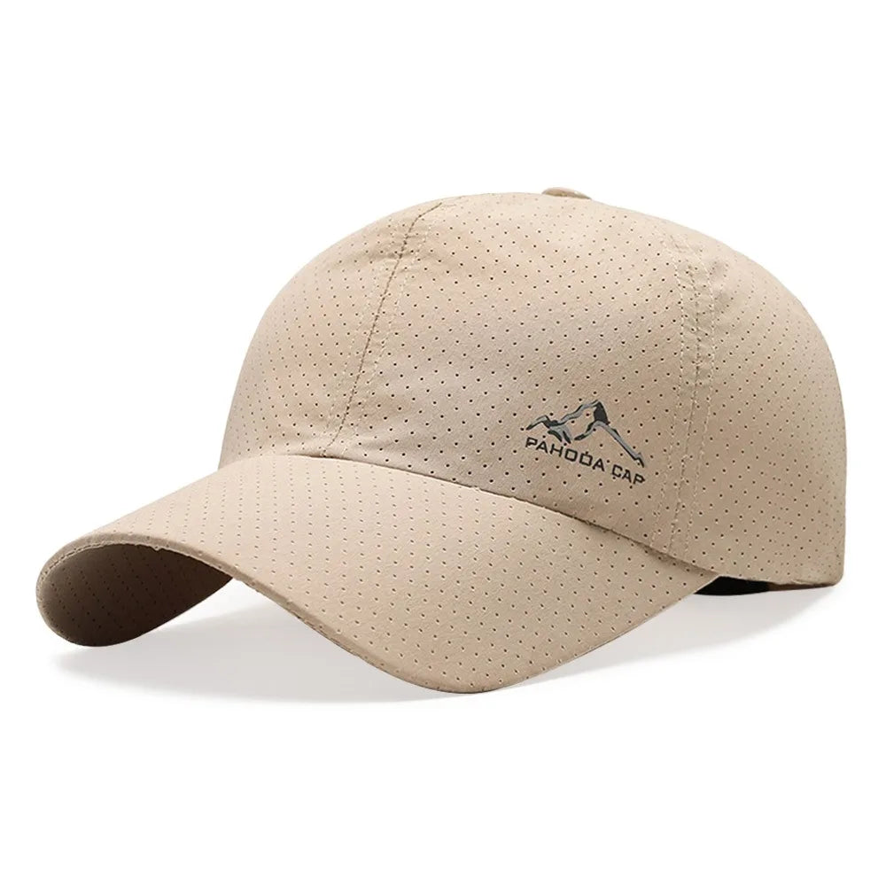 Men's Quick-Dry Sports Cap – UV Protection Baseball Cap